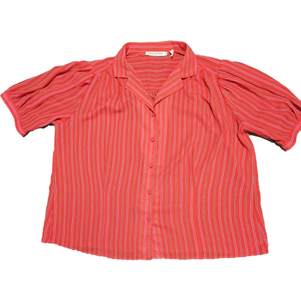 Red Striped Women's Top